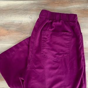 Magenta Scrub Pants